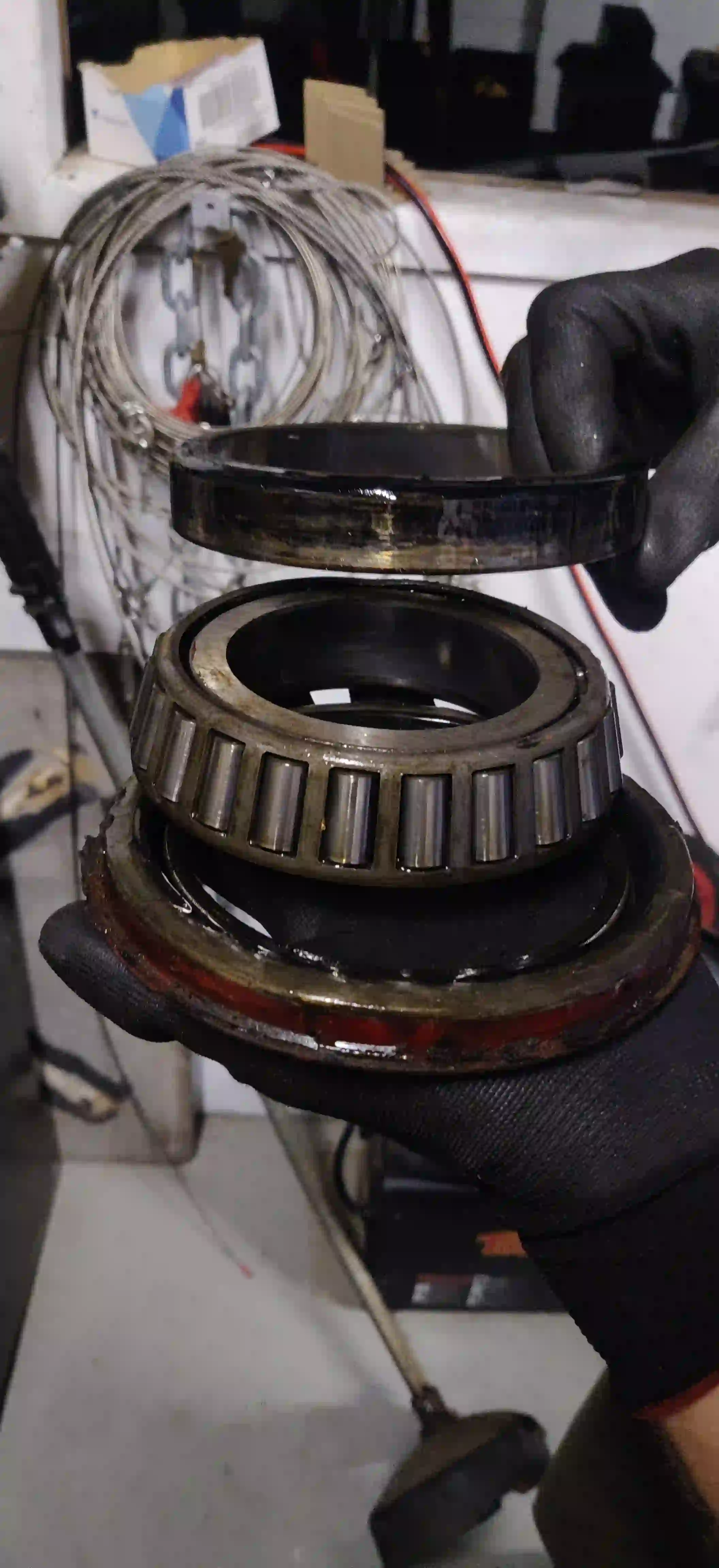 Race bearing and seal